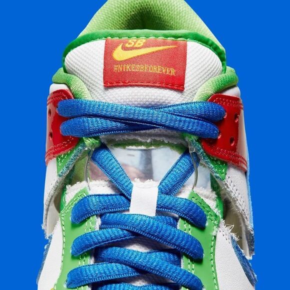 eBay x Nike SB Dunk Low Sandy FD8777-100 White Hyper Royal Mean Green Size 14​ main image 8